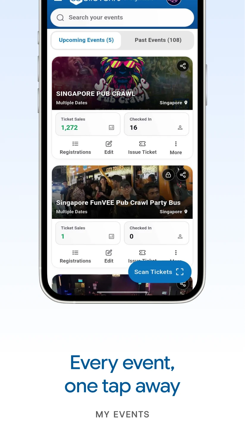 Event Manager - AllEvents screenshot